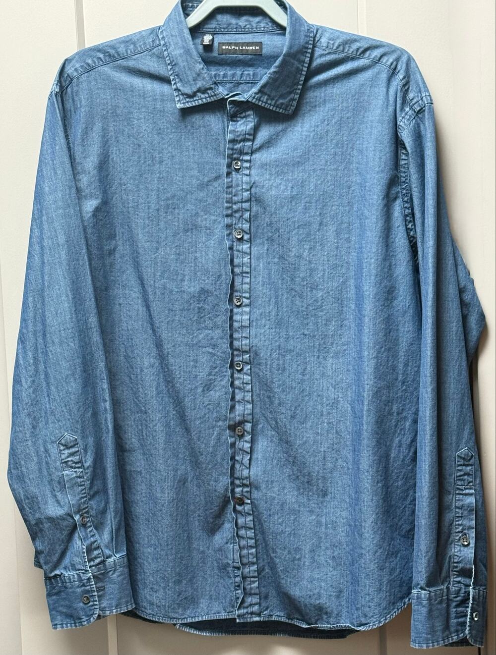 Ralph Lauren Black Label Denim Shirt Size XXL